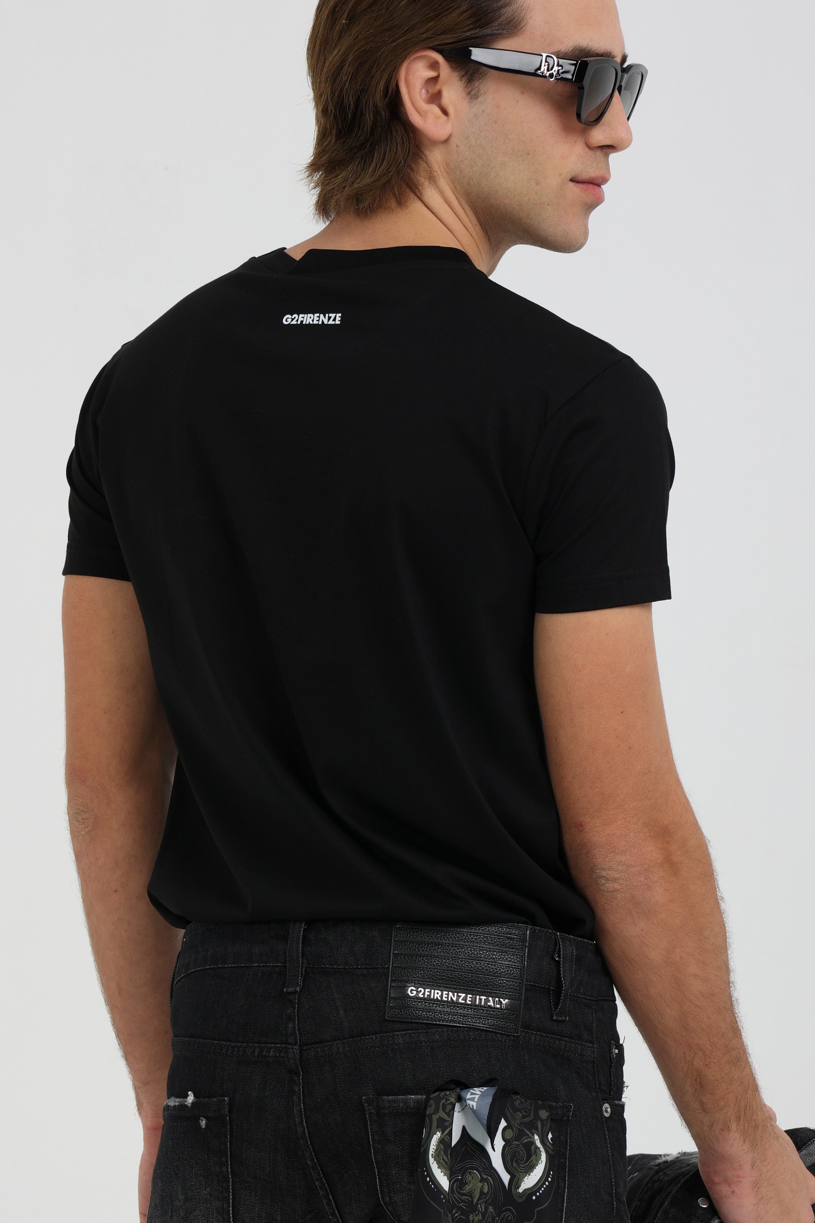 T-SHIRT - RICAMO CORSIVO