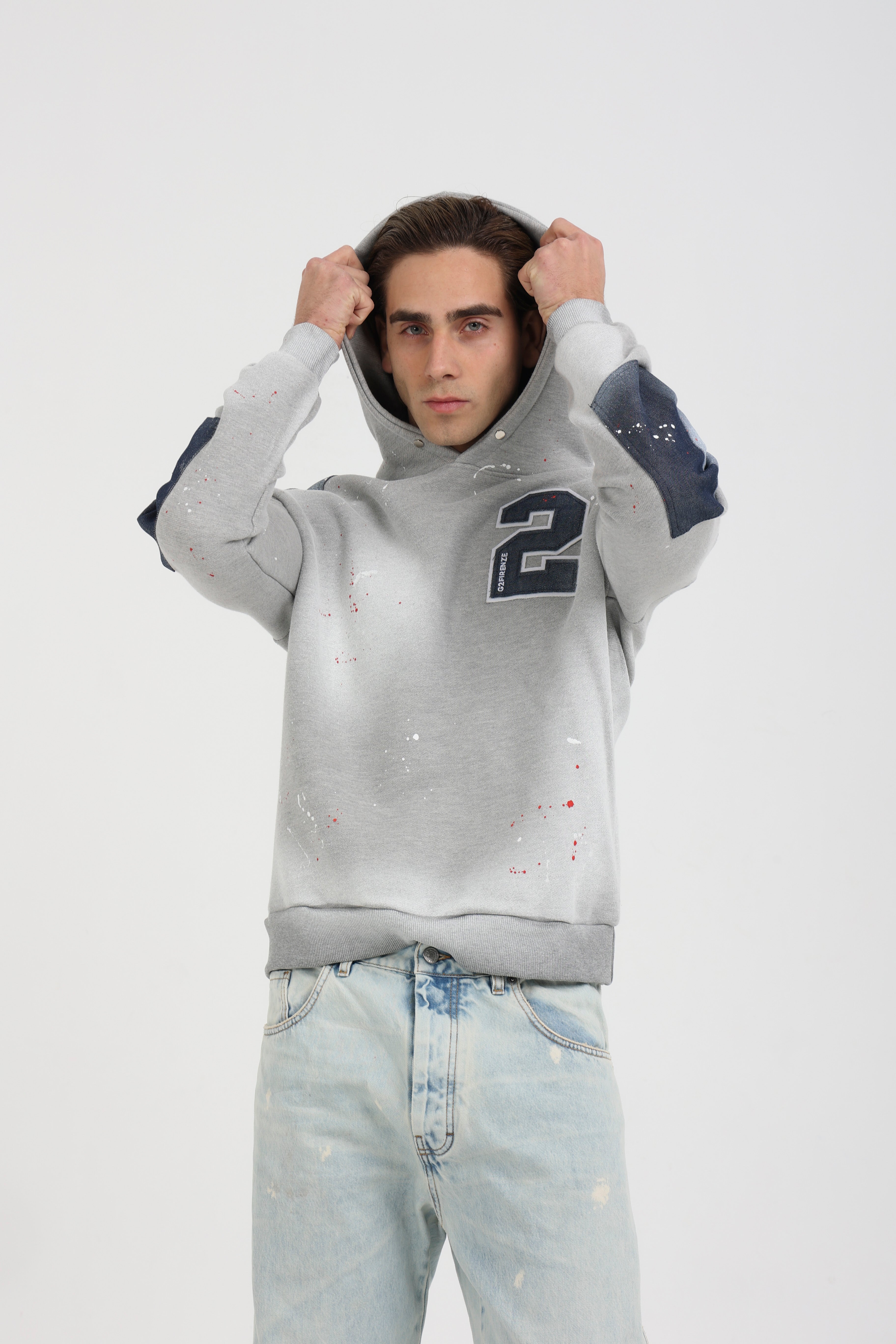 FELPA - DENIM CAPPUCCIO