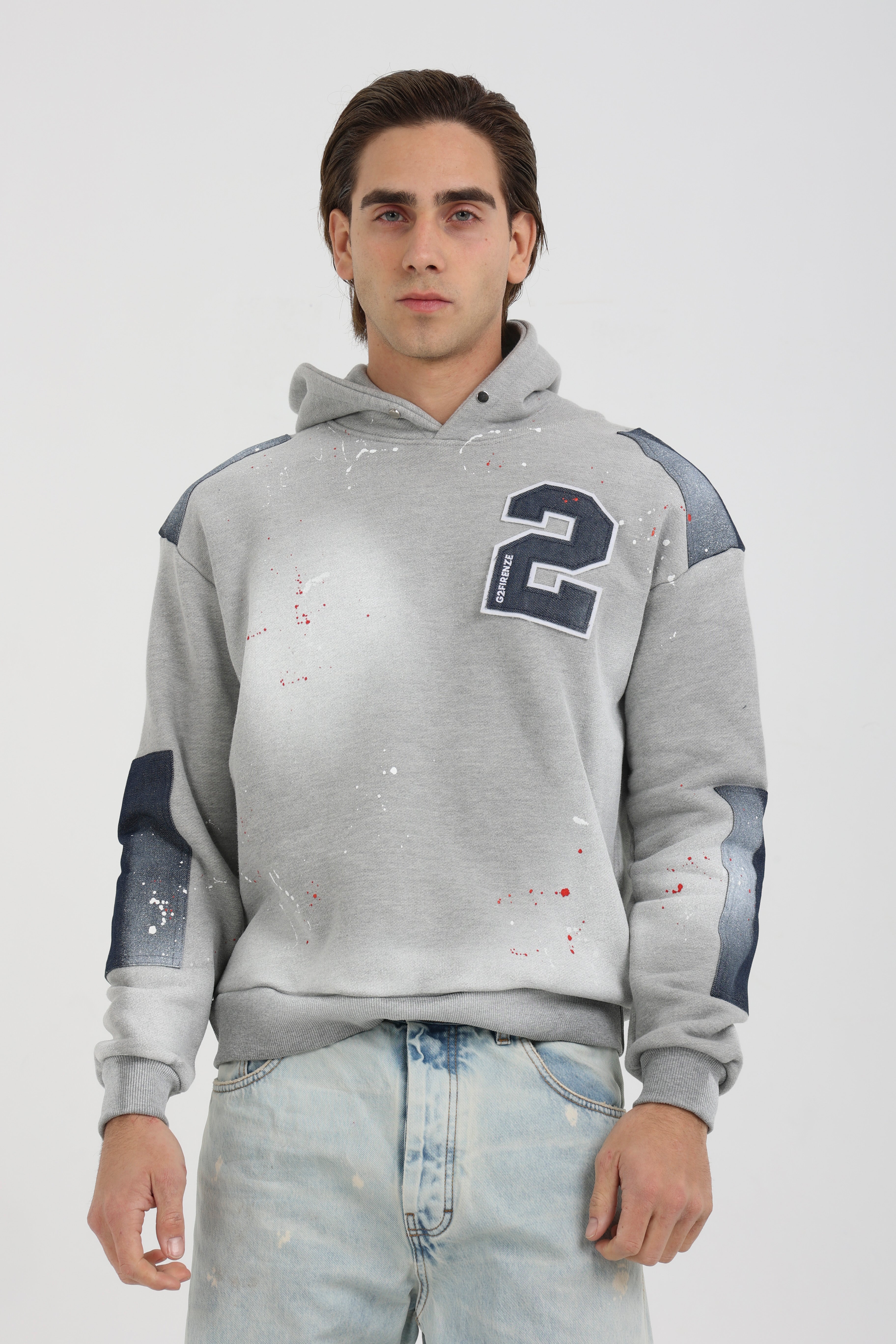 FELPA - DENIM CAPPUCCIO