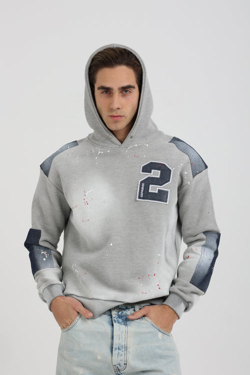 FELPA - DENIM CAPPUCCIO