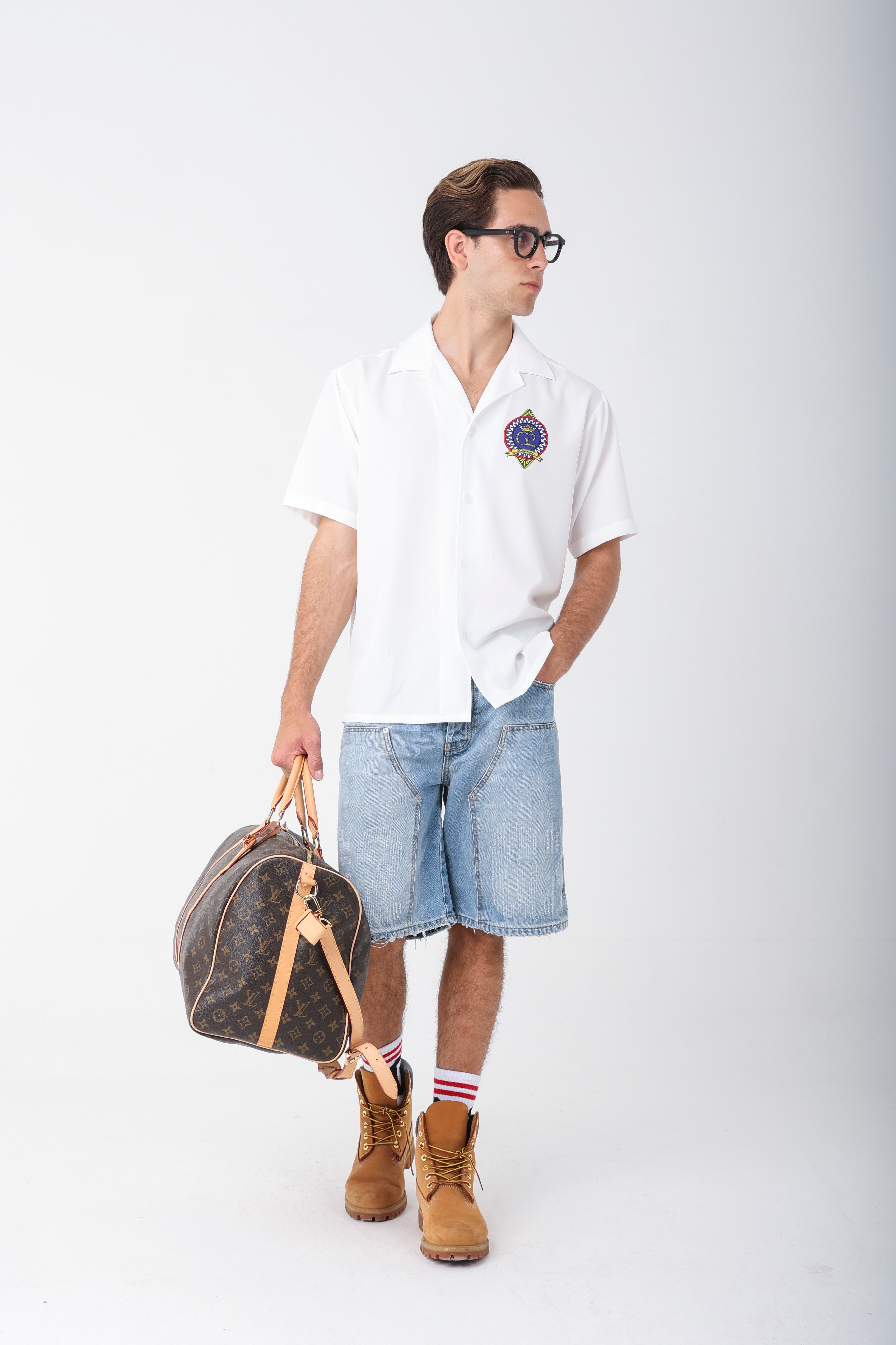 SHORT - RICAMO