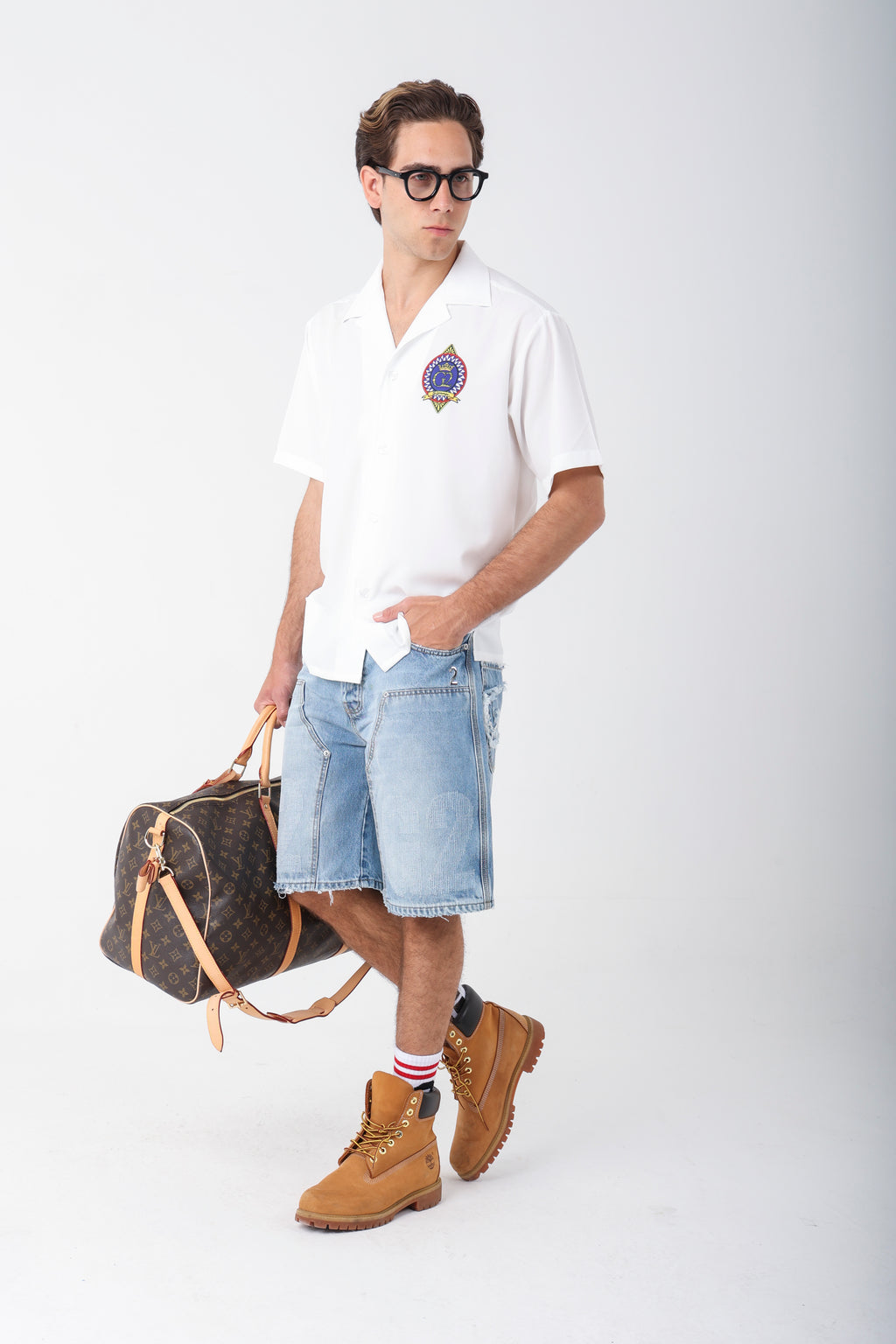 SHORT - RICAMO